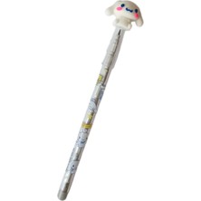 Kuromi Not Defteri + Cinnamoroll Figürlü Kalem + Pompompurin Figürlü Kalem, Kromi, Sinamorol, Cinamorol (3 Parça)