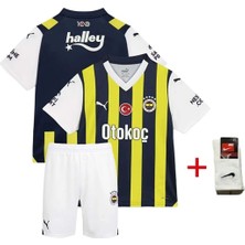 Fenerbahçe Çubuklu Otokoç 23/24 Sezon  Çocuk Forma Takımı 4 Lü Set