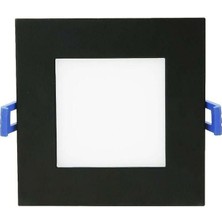 Ycl ALP - 3206G 6 Watt Sıva Altı Kare Siyah Kasa Panel - Gün Işığı