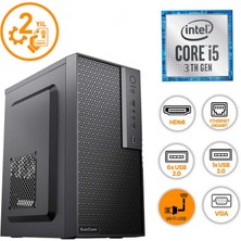 SunCom RAKS F104 i5-3470 8GB 512SSD FreeDOS Masaüstü Bilgisayar