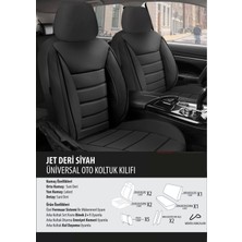 Volvo S70 Koltuk Kılıfı Jet Deri Siyah