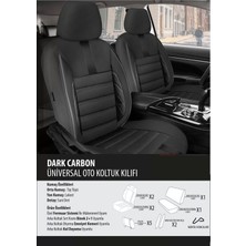 Volvo XC60 Koltuk Kılıfı Dark Carbon