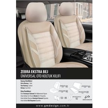 Ett Volvo XC60 Koltuk Kılıfı Zebra Extra Bej