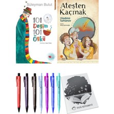 Ateşten Kaçmak ve 101 Deyim 101 Öykü Süleyman Bulut 2'li Set + Hediyeli