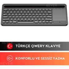 Rever Kablosuz Klavye Bluetooth Türkçe Q Tuş Android / Ios / Pc Telefon ve Tablet Uyumlu Bluetooth Klavye