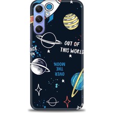 Samsung Galaxy S24 Fe Kılıf Hd Baskılı - Space Fun + 9h Nano Ekran Koruyucu