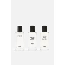 Zara İn Black Set Vibrant Leather, For Him Black, 800 Black Erkek Parfüm Seti 3 x 40 ml