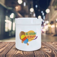 Asilmeydan Ice Cream Season Baskılı Küllük Kül Tablası- KL264
