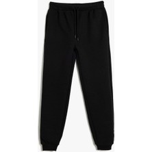 Koton Basic Jogger Eşofman Altı Dokulu Beli Lastikli Cepli 5WKB40011TK