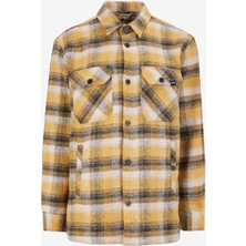 Jeep Relaxed Gömlek Yaka Ekose Hardal Erkek Gömlek C4wm-Gml4162