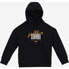 Jeep Baskılı Erkek Siyah Sweatshırt C4WB-SWT4648