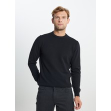 Altınyıldız Classics Bisiklet Yaka Standart Siyah Erkek Kazak ACE492510287_TRIKO Bısıklet Yaka