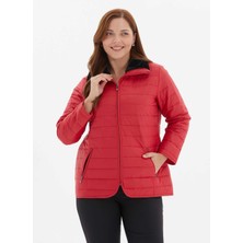Selen Kırmızı Kadın Mont 24ksl6118-Bb