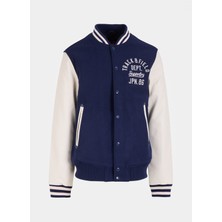 Superdry Lacivert Erkek Mont M5012037agkv_Varsıty Chaın Stıtch B