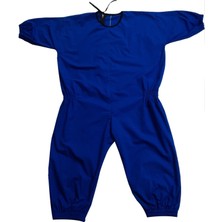 Brediawro Yeni Nesil Kısa Kol - Demans Tulumu - Lastikli Model - Mavi Renk - Medium Beden