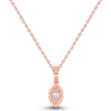 Luna Diamond 0.06 Karat Tasarım Pırlanta Kolye