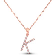 Luna Diamond 0.07 Karat Tasarım Pırlanta Kolye