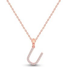 Luna Diamond 0.06 Karat Tasarım Pırlanta Kolye