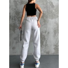 Kadın 3 Iplik Şardonlu Jogger Alt Eşofman