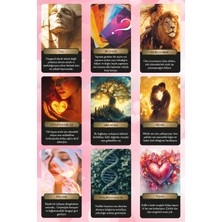 Kalbin Bağlantıları / 90 Adet Açıklamalı Aşk ve Ilişki Durumları Tarot Kehanet Kartı