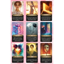 Kalbin Bağlantıları / 90 Adet Açıklamalı Aşk ve Ilişki Durumları Tarot Kehanet Kartı