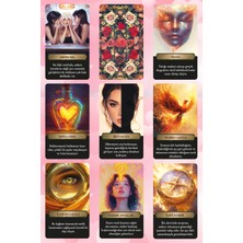 Kalbin Bağlantıları / 90 Adet Açıklamalı Aşk ve Ilişki Durumları Tarot Kehanet Kartı