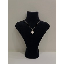 Paslanmaz Çelik Çift Yüzlü Yonca Kolye