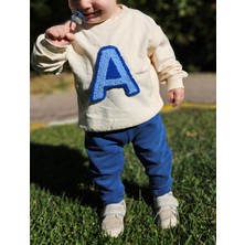Harf Işlemeli Sweatshirt