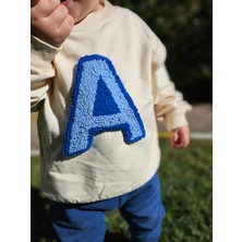 Harf Işlemeli Sweatshirt