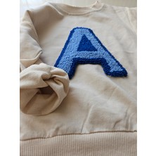 Harf Işlemeli Sweatshirt