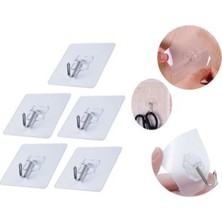 Carnivalland 5li Güçlü Kendinden Yapışkanlı Kancalar Köşe Rafı Banyo Rafı Duş Rafı Kancası Su Geçirmez Askı