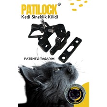 Patidoor Patilock Kedi Sineklik Kilidi - Siyah