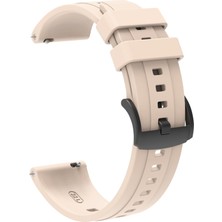 AktarMobile Redmi Watch 5 Active / Lite Uyumlu Yumuşak Silikon Kordon Soft Jel Spor Kayış Metal Toka