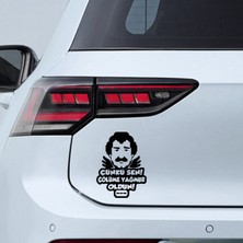 Sönmez Sticker Müslüm Baba Sticker Model 3 - Müslüm Gürses Sticker - Oto Sticker - Araba Sticker - Araç Sticker