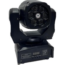 Hasyılmaz 6X15W Mini Rgbw Wash LED Moving Head Hareketli Sahne Robot Işığı