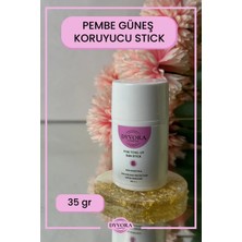 Spf 50 Ton Eşitleyici Pembe Saten Bitişli Stick Güneş Kremi 35 gr