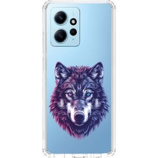 Zeyno Xiaomi Redmi Note 12 4g Uyumlu Kurt Yüzü  Desenli Silikon Kılıf