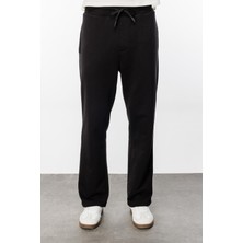 Denim Trip Rahat / Relaxed Fit Siyah Erkek Jogger Eşofman Altı / Sweatpants