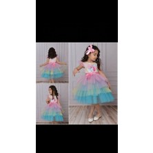 Esmaca Moda Unicorn Kız Çocuk Elbisesi