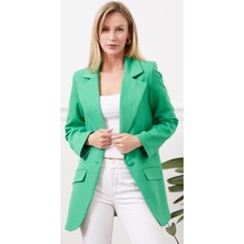 Tek Düğmeli Blazer Ceket