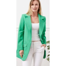 Tek Düğmeli Blazer Ceket