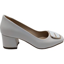 Çiğdem Kundura Elysian Heels Kadın Abiye Topuklu Babet - Elysian Heels - Beyaz - 37