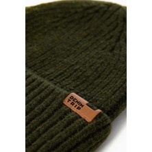 Beanie Regular Fit Haki Bere