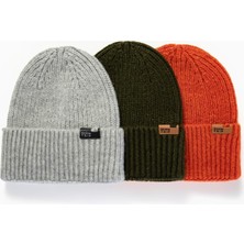 Beanie Regular Fit Haki Bere