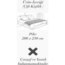 Sternen Glanz Ekose Çift Kişilik Pike