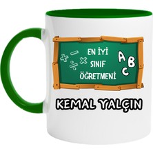 Atatuğ Hediyelik Öğretmenlere Özel Isimli Branş Tasarımlı Kupa Bardak