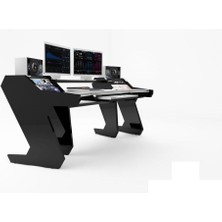 Monodesk Pro Edition Stüdyo Masası Parlak Siyah 260 Cm.