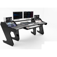 Monodesk Pro Edition Stüdyo Masası Parlak Siyah 260 Cm.