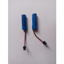 2 Adet Kumandalı Araç Pili 3.7 V 14500 Li-Ion Şarj Olabilen 900 Mah