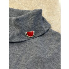 Karpuz Dilimi Porselen Broş - Rozet - Pin